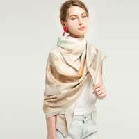 Custom Print Silk Scarf 100x180cm