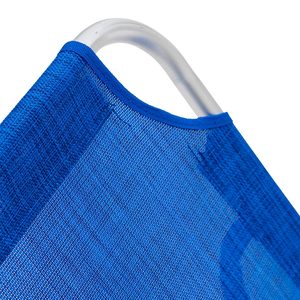 Lit de plage VIAREGGIO ALU TEXT 2/1 BLEU MEL - Product Image 2