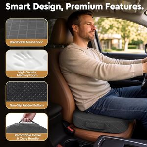 Hot Ergonomic Orthopedic Pain Relief Comfortable Non-Slip Coccyx Memory Foam <b>Chairs</b> <b>Pads</b> Seat Cushion - Product Image 3