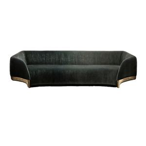 المصنعين مخصص أثاث عصري مريحة كبيرة الأريكة المخملية واحدة الأخضر الأرائك صالة مجموعة ل الاسترخاء - Product Image 1