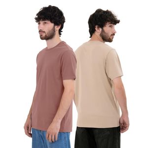 Camisetas de Cuello Redondo Extra Grandes de Punto para Hombre, 100% Algodón, con Estampado - Product Image 3