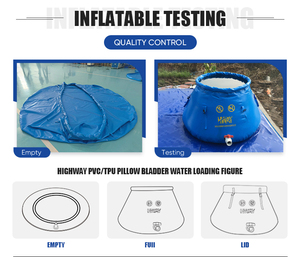 Tanques de agua inflables grandes portátiles de PVC Anti-UV y antifugas para jardinería Tanque de agua al aire libre - Product Image 5