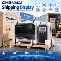 Découpeuse laser à fibre CNC Shandong Chenmai 4040 1500W 400*400mm pour laiton, l'acier inoxydable et l'aluminium