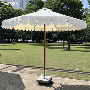 Glamping White Garden <strong>Umbrella</strong> <strong>Parasol</strong> Sun <strong>Umbrella</strong> Resort Commercial Aluminium Beach <strong>Umbrellas</strong> Outdoor for Cafe Shop - Product Image 6
