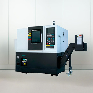 Máquina de torneado CNC de servicio medio, nuevo diseño de cama inclinada horizontal individual/doble, FANUC 380V HT300, Motor de torno de cama plana - Product Image 1