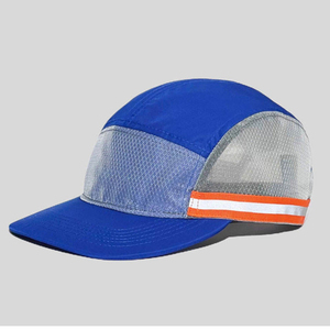 Biểu Tượng Tùy Chỉnh Trọng Lượng Nhẹ Năm Bảng Điều Chỉnh Nylon Trại Cap Thể Thao Chạy Cắm Trại Trại Hat <span class=keywords><strong>5</strong></span> Bảng Điều Chỉnh Mũ Cap Với Lưới - Product Image 2