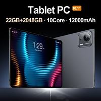 Tablette PC 4G MTK Octa Core Version Globale Pad 7 Ultra 10.1" IPS Plein Écran Android 15 32 Go Professionnelle pour Entreprises
