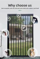 Puerta plegable minimalista moderna personalizable con cerradura de seguridad, antirrobo, diseño invisible y retráctil.
