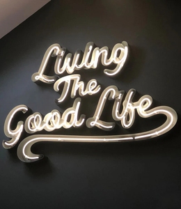 Letrero de Neón de Vidrio Real Hecho a Medida para Publicidad, Bodas, Fiestas, Bares Domésticos, Eventos, con Fácil Instalación - Product Image 3