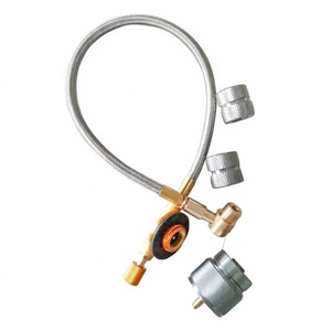 موقد غاز خارجي 60 مم للتخييم مع محول إعادة تعبئة البروبان ومسدس لهب - Product Image 4