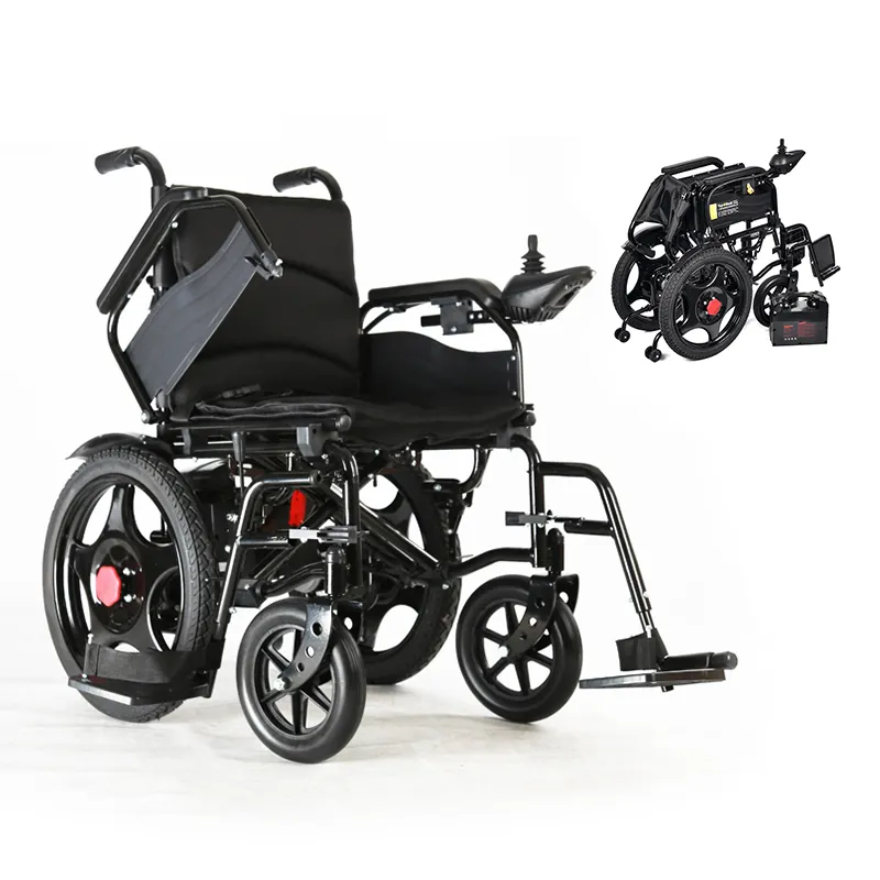 Rehabilitation Therapy Supplies Properties Folding Economical Electric wheelchair