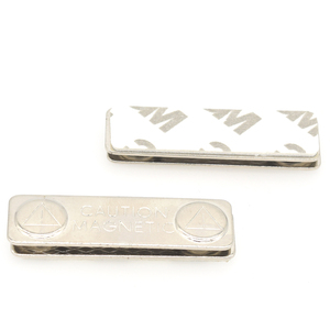 Etiqueta magnética industrial negra superfuerte y soporte de placa de nombre con potencia magnética permanente de neodimio superior - Product Image 4