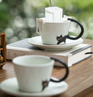 Tasse à café latte en céramique de qualité supérieure, mug exclusif pour femmes, tasse à café pour le café filtre à domicile
