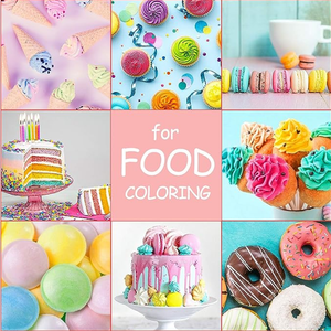 10ml und 30ml Probe essbarer wasser löslicher 24-Mischpigment-Farbstoff für die Kuchen dekoration - Product Image 6