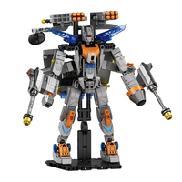 Bloques de Construcción de Plástico ABS Hechos en China, Nave Espacial Águila Halcón, Juguete de Ensamblaje Unisex, Fx-1 Razor Battleship, Robot Transformable 1:72