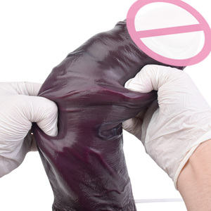FAAK Dildo <span class=keywords><strong>géant</strong></span> noir de 12 pouces, double couche de silicone, peau douce, cœur rigide, réaliste, pour femmes et hommes, jouets sexuels - Product Image 1