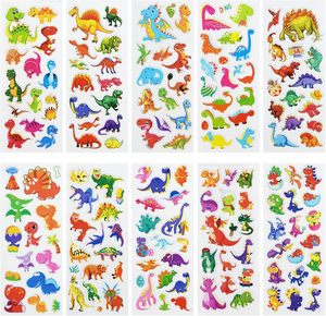 สติกเกอร์ลายไดโนเสาร์การ์ตูนสำหรับเด็ก ลายไทแรนโนซอรัส เร็กซ์ แบบขายส่งจากโรงงาน ของใหม่ในสต็อก - Product Image 1