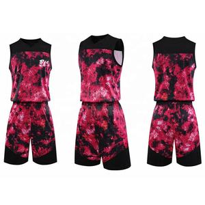 ชุดเสื้อบาสเก็ตบอลพิมพ์ลายพราง - Product Image 6