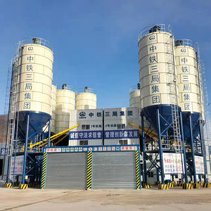 Planta Mezcladora de Concreto Móvil de Gran Capacidad, 30 M3, 40, 75m3, Línea de Producción de Lotes Grandes, Silo de Cemento, China - Product Image 2