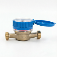 OEM/ODM Support Brass Mechanical Single Jet Hot/Cold Water Flow Meter with Pulse Output