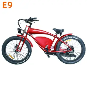 High Quality Lithium Battery Motor Electric Bike Bicycle 25-50Km/h Electric Super Bike Red E Bicycle Electric Bike