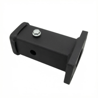 Nuevo Adaptador de Tubo Receptor para Enganche de Remolque de 2 Pulgadas, Resistente, Montaje Universal en Parachoques, Antioxidante, Recubrimiento en Polvo Negro Mate