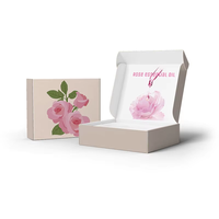 Caja de Regalo de Papel Corrugado Plegable con Impresión a Color Ecológica de Lujo, Personalizable con Logotipo