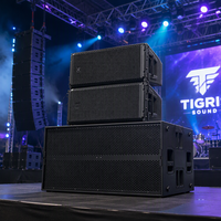 HDL 30A Enceinte Line Array active bidirectionnelle double 10 pouces avec aimant néodyme et boîtier en plastique pour utilisation sur scène