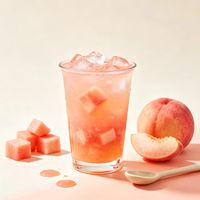 Lotlong Bulk OEM/ODM Fabrikant Rijke Tropische Perzik Drankpulp met 35g Brix, 9 maanden houdbaarheid voor drankenwinkels & thuisgebruik
