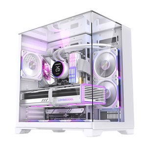 Lovingcool usine nouveau prix Logo personnalisé gros cas ATX Spcc Gaming Computer Cases et tours Esports <span class=keywords><strong>Gamer</strong></span> Glass Cases - Product Image 4