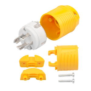 Enchufe Eléctrico Macho Americano CR-086 NEMA L14-30P, 30A 250V, Enchufe Eléctrico Industrial, Reemplazo de Tomacorriente con Certificación ETL y Bloqueo - Product Image 5
