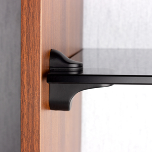 Có thể điều chỉnh hợp kim kẽm nổi tường Kệ hỗ trợ kim loại kệ clip cho thủy tinh hoặc đồ nội thất bằng gỗ Kệ kết nối phụ kiện - Product Image 1