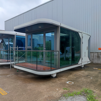 2023 Nouvelles maisons Airbnb Casa Pequea Tinyhouse Maison préfabriquée 3 chambres et salon Volferda Capsul House