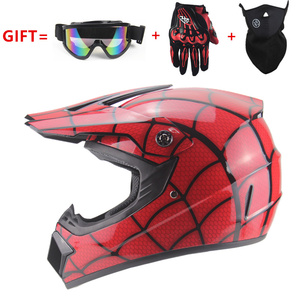 หมวกกันน็อคสไปเดอร์แมนระดับไฮเอนด์ หมวกกันน็อคสำหรับแข่งออฟโรด รถเอทีวี โมโตครอส ดาวน์ฮิลล์ แบบเต็มใบ - Product Image 3