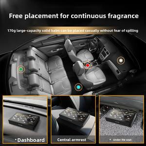 자동차 및 가정용 플라스틱 공기 청정기를 위한 고급 모던 솔리드 향수 밤 방향제 오래 지속되는 향기로운 냄새 제거 - Product Image 4