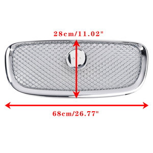 กระจังหน้าสไตล์ XF-R สำหรับ Jaguar XF <span class=keywords><strong>2012</strong></span> 2013 2014 2015โครเมียม - Product Image 2