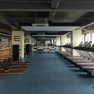 Carreaux <span class=keywords><strong>de</strong></span> sol élastiques en caoutchouc <span class=keywords><strong>pour</strong></span> gym Tapis d'haltérophilie avec granulés EPDM Feuilles <span class=keywords><strong>de</strong></span> caoutchouc essentielles <span class=keywords><strong>pour</strong></span> l'entraînement physique - Product Image 1