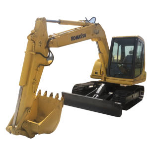 Mini-pelle Komatsu standard en stock utilisée 6 tonnes PC60 Cab Crawler Hydraulic Original Japan Engine Gearbox Pump Kawasaki - Product Image 1