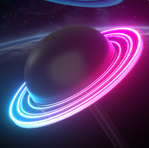 Lámpara de Mesa Recargable USB de 5V con Forma de Planeta, Luz Nocturna Creativa de Acrílico con Diseño de Luna Estrellada, Lámpara de Escritorio con Control Remoto - Product Image 5