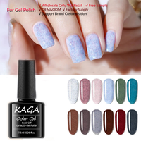 Fournitures pour ongles en gel UV en gros OEM/ODM uniquement – Vernis gel effet fourrure naturel longue durée pour manucure hivernale festive