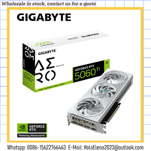 Gigabyte GeForce RTX 5060 Aero OC 8G การ์ดจอ GPU RTX5060 GDDR7 PCI-E 5.0 DisplayPort การ์ดแสดงผลพร้อมพัดลมระบายความร้อนสามตัว - Product Image 1