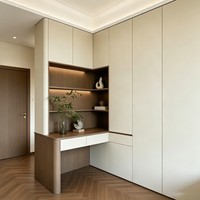 Meubles sur mesure pour toute la maison, armoire en bois massif de luxe haut de gamme, armoire de cuisine, projet de villa, style américain