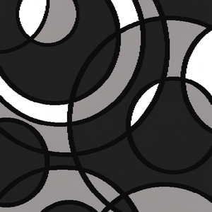 Alfombra Moderna de Felpa de Poliéster Resistente a las Manchas, con Base de Polipropileno de Pelo Alto, Diseño de Rompecabezas, Fabricada a Máquina - Product Image 1