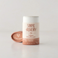 Emballage de déodorant écologique en tube de papier de 50 ml, contenants pour bâtonnets de déodorant