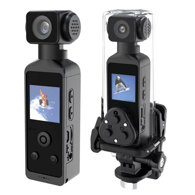 Premium Action Camera  120° Ultra-Wide Angle  1.3  IPS Screen  CMOS Sensor  1000mAh Battery    Max 256GB  Digital Video Camera