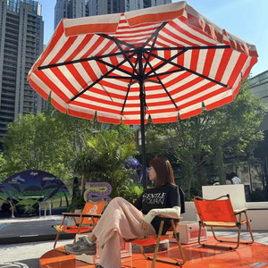 Parasol d'extérieur, parasol de terrasse, grand parasol, parasol autoportant pour jardin, parasol de balcon, parasol de piscine d'hôtel, parasol de plage - Product Image 6