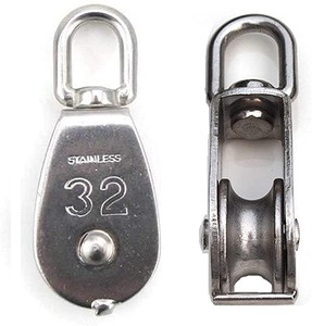 Ferramenta 304/316 in acciaio inossidabile puleggia singola puleggia M32 - Product Image 1