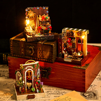 Kit de maison Miniature IIECREATE avec Kit de maison Miniature pour Style Simple nouveau Design Loft Building Kit de maison Miniature