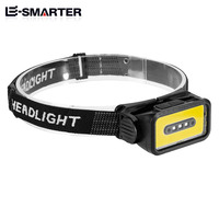 Lampe frontale LED COB rechargeable Lampe torche de camping étanche pour la chasse en plein air et l'exploitation minière souterraine Chargement USB