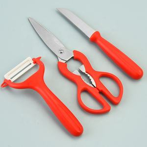 Ensemble de couteaux à éplucher les fruits de <span class=keywords><strong>cuisine</strong></span> avec un élément de style chinois du caractère "Fu" sur le fond et une base de fête pour le stockage - Product Image 6